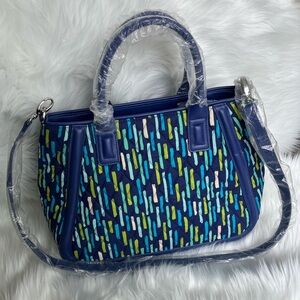 NEW Vera Bradley large TRAPEZE TOTE in KATALINA SHOWERS